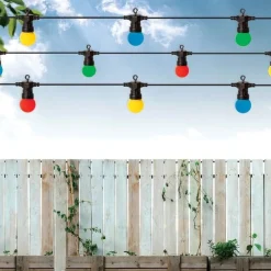 20 Connectable Bulb String Coloured Lights