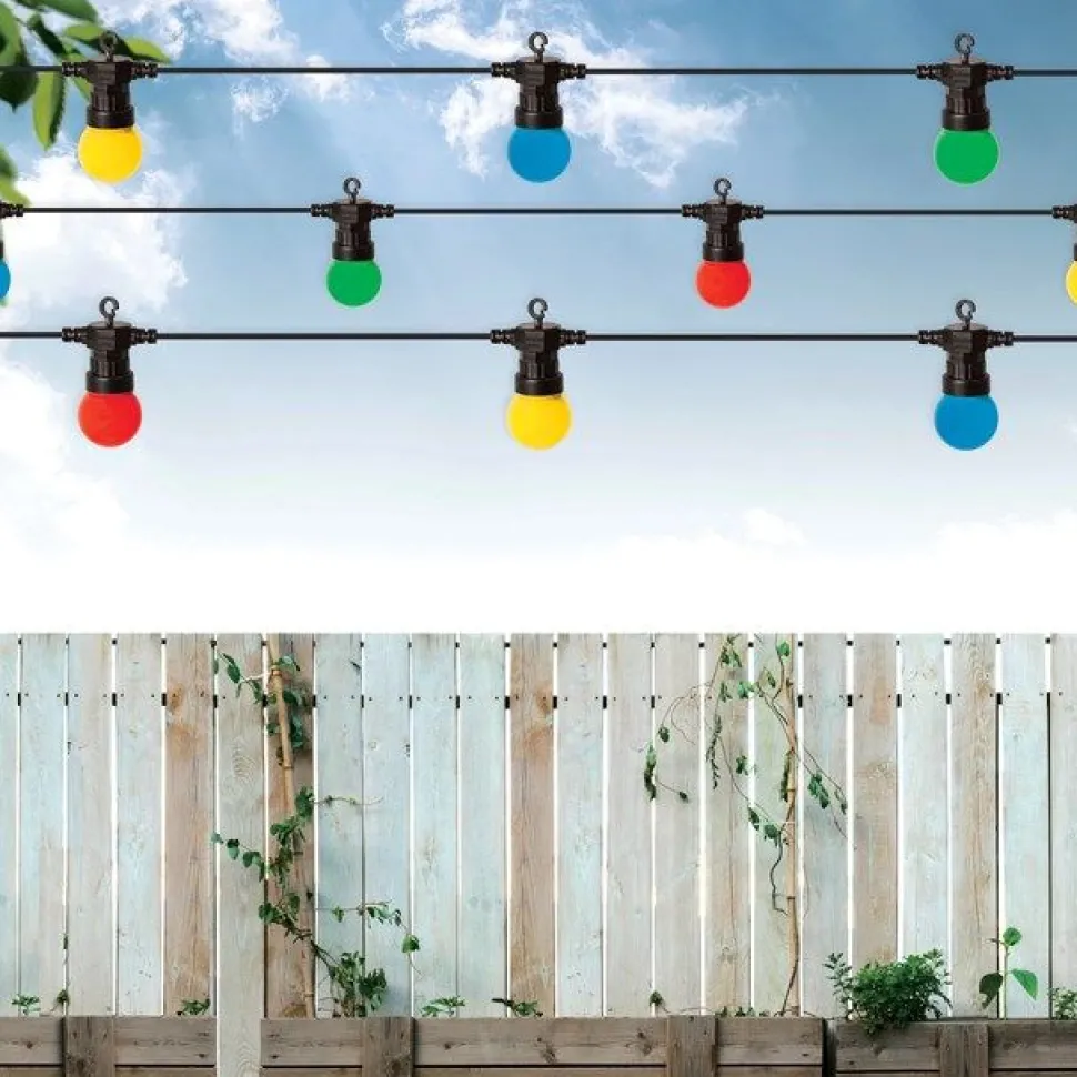 20 Connectable Bulb String Coloured Lights