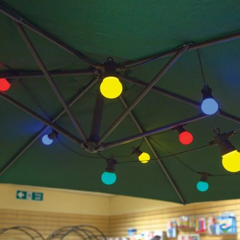 20 Connectable Bulb String Coloured Lights