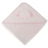 100% Cotton Elephant Hooded Towel Pink