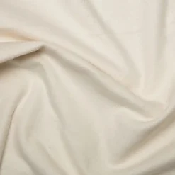 100% Cotton Flannel Cream Fabric - Price by the Metre