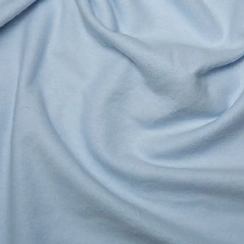100% Cotton Flannel Pale Blue Fabric - Price by the Metre