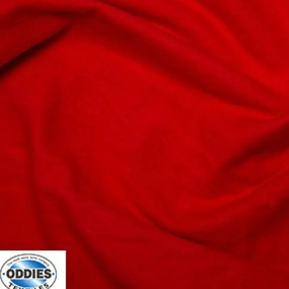 100% Cotton Flannel Red Fabric - Price by the Metre