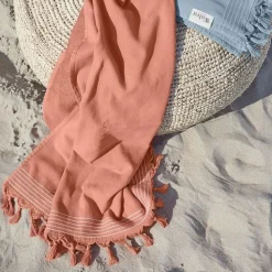 100% Cotton Hamam JUMBO Towel Coral 90x180cm RRP €24.95