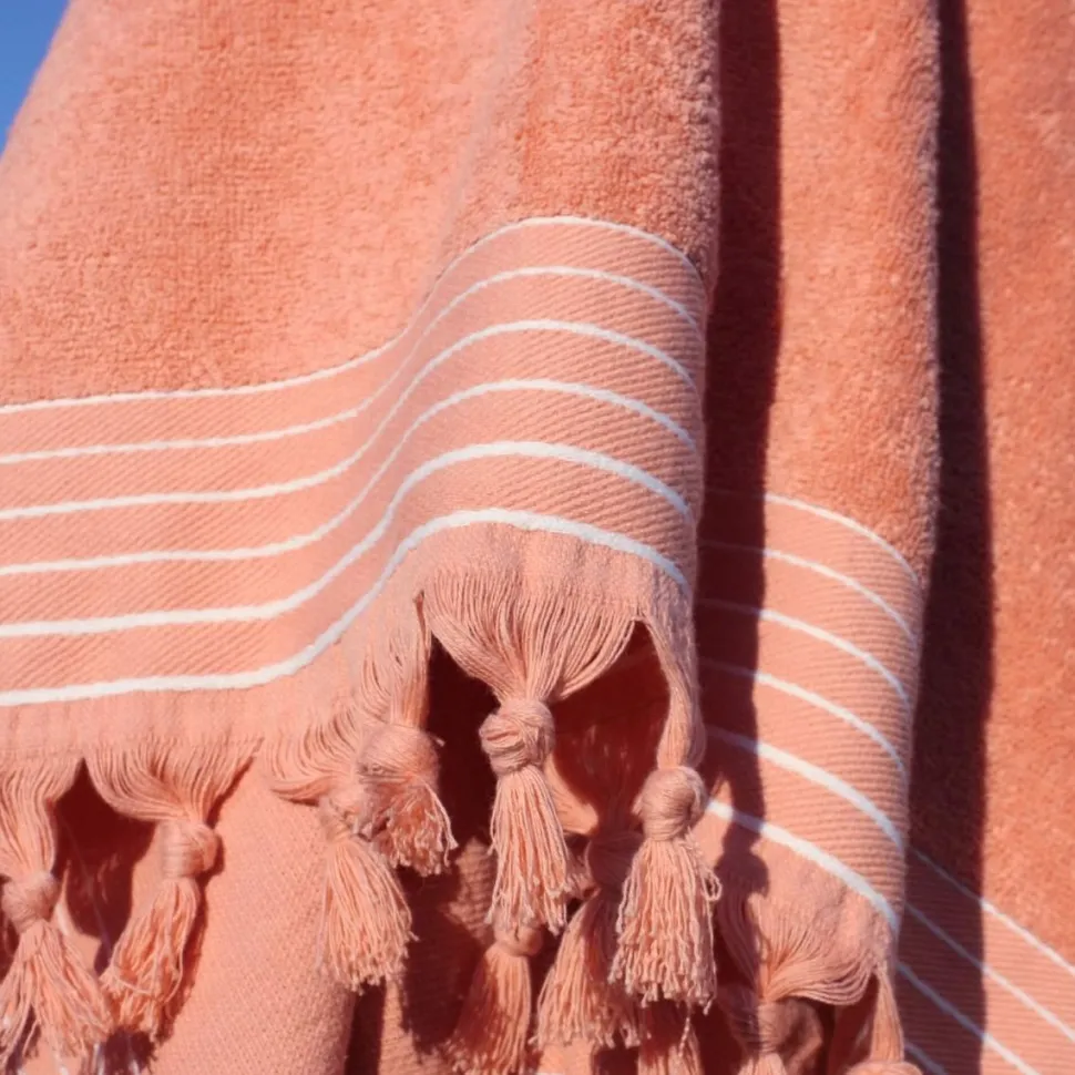 100% Cotton Hamam JUMBO Towel Coral 90x180cm RRP €24.95
