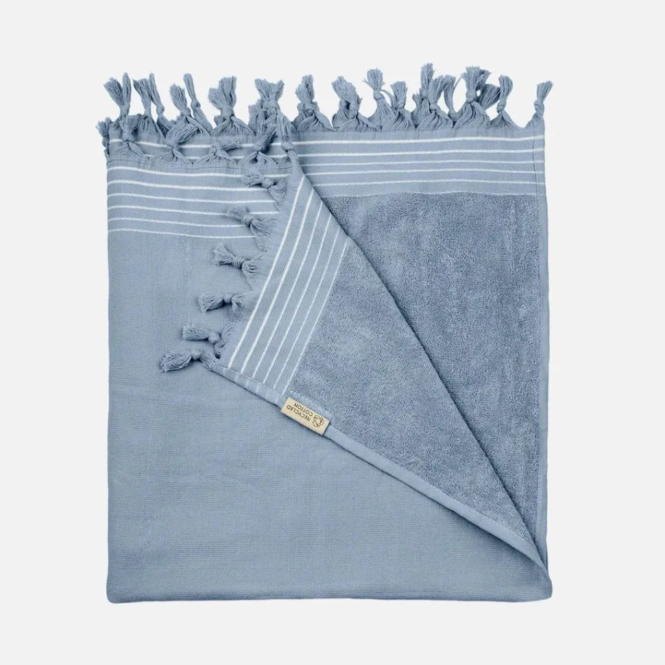 100% Cotton Hamam XXL Towel Blue 200x200cm RRP €55