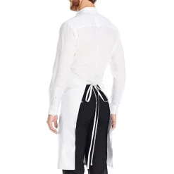 100% Cotton White Bib Apron 103-019