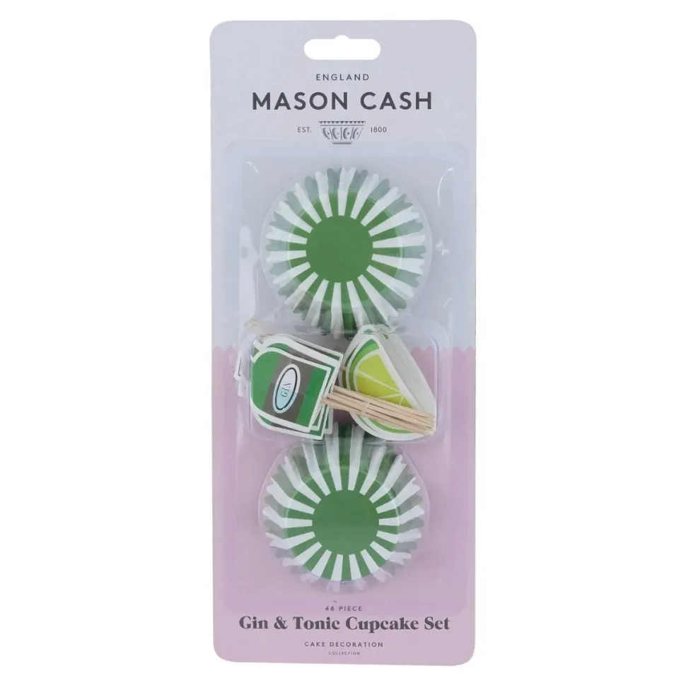 48 Cupcake Case & Toppers Gin & Tonic