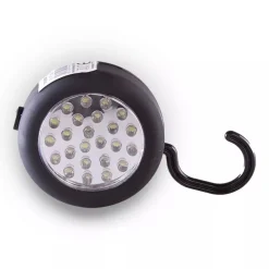 24 LED Battery Powered Round Work Light with Hanger