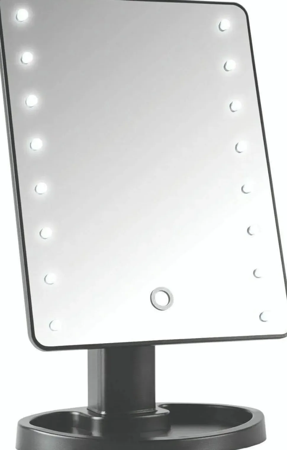 16 LED Touch Vanity Black Mirror