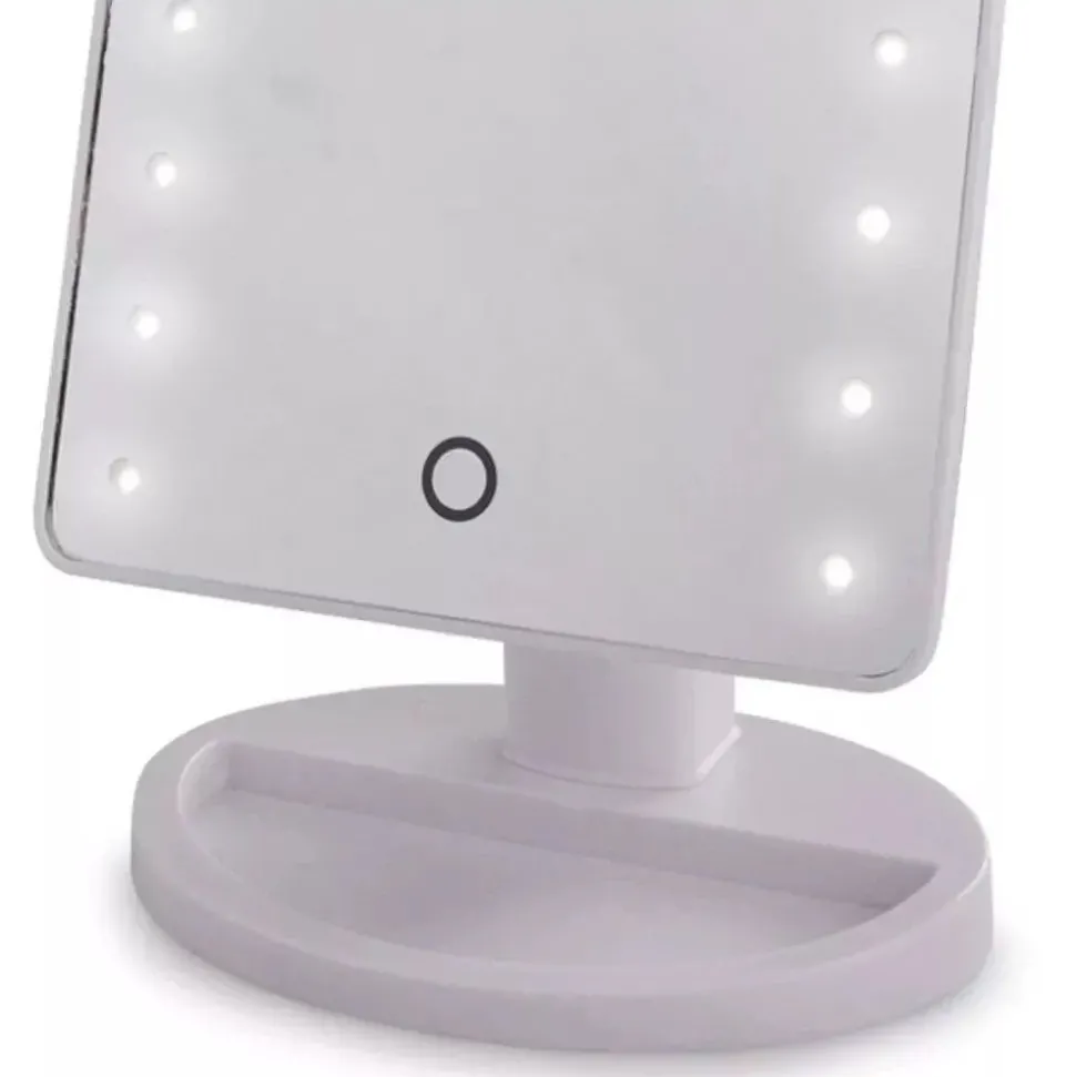 16 LED Touch Vanity White Mirror