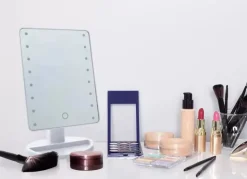 16 LED Touch Vanity White Mirror
