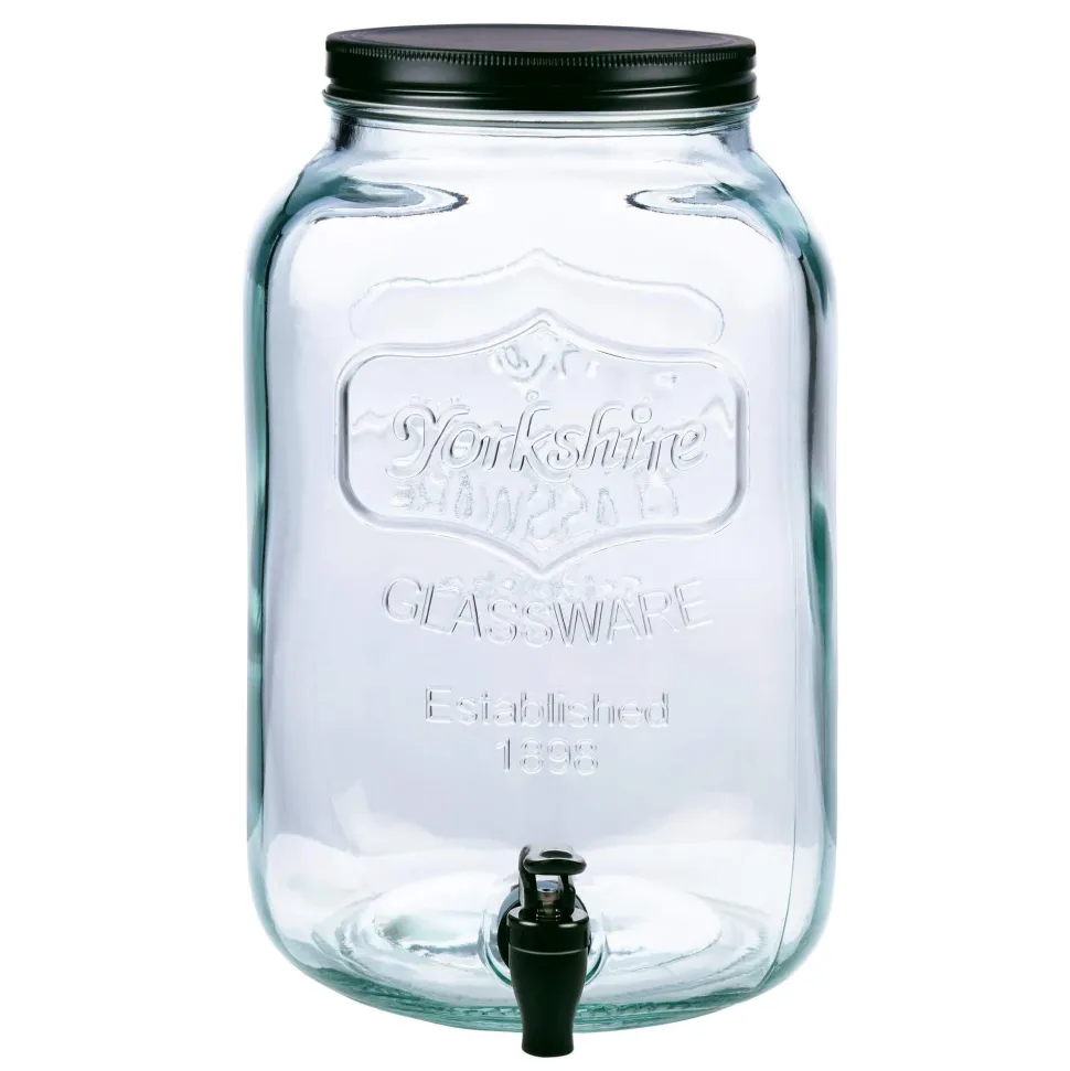 8 Litre Glass Drinks Dispenser