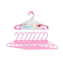 8 Pack Baby Hanger Pink