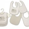 4 Pack Bibs Grey