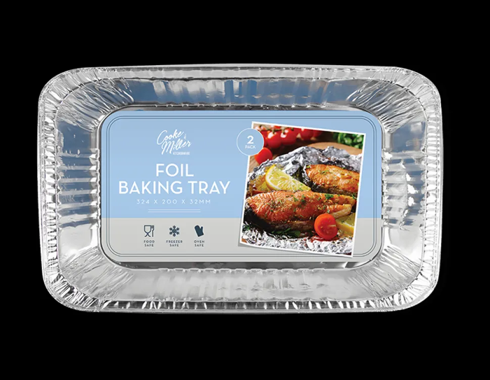 2 Pack Foil Baking Trays