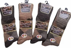 3 Pack Lambs Wool Blend Non Elastic Gentle Grip Socks