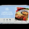 5 Pack Large Foil Containers & Lids