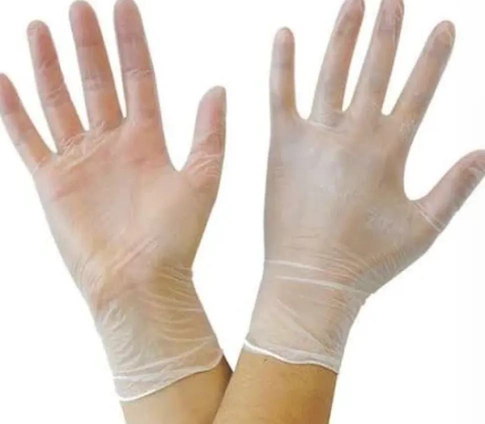 100 Pack of Vinyl Gloves Medium