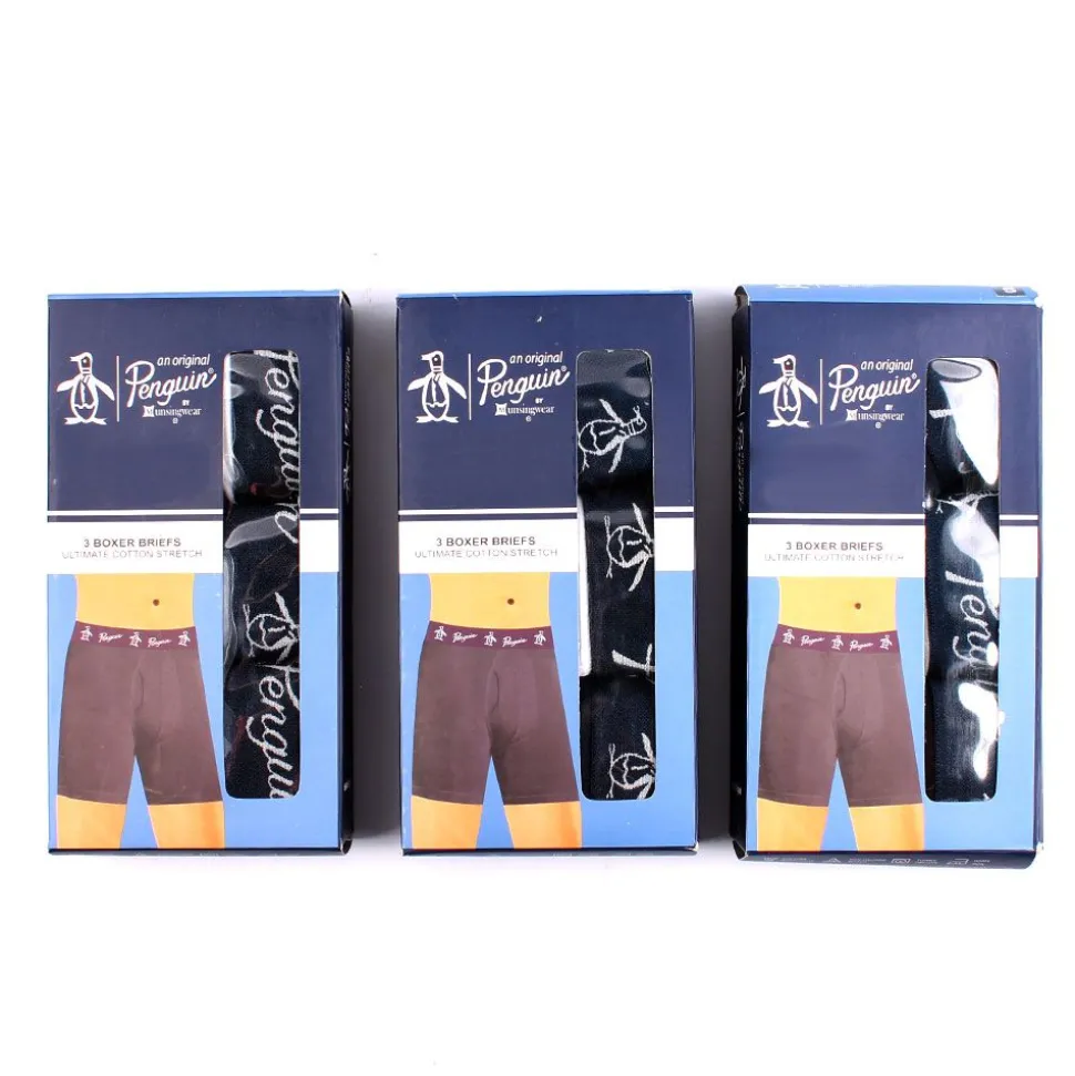 3 Pack Penguin Boxers Assorted