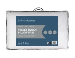 2 Pack Pillow Feels Like Down Velvet Touch by Bedroom Couture Medium - Made in Ireland