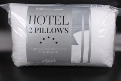 2 Pack Pillows Hotel Quality Bedroom Couture - Medium Support - Made in Ireland