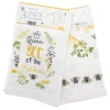 3 Pack Queen Bee Design Tea Towels