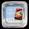 5 Pack Square Foil Roasting Dishes