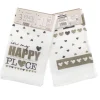 3 Pack Tea Towels Happy Place by Country Club