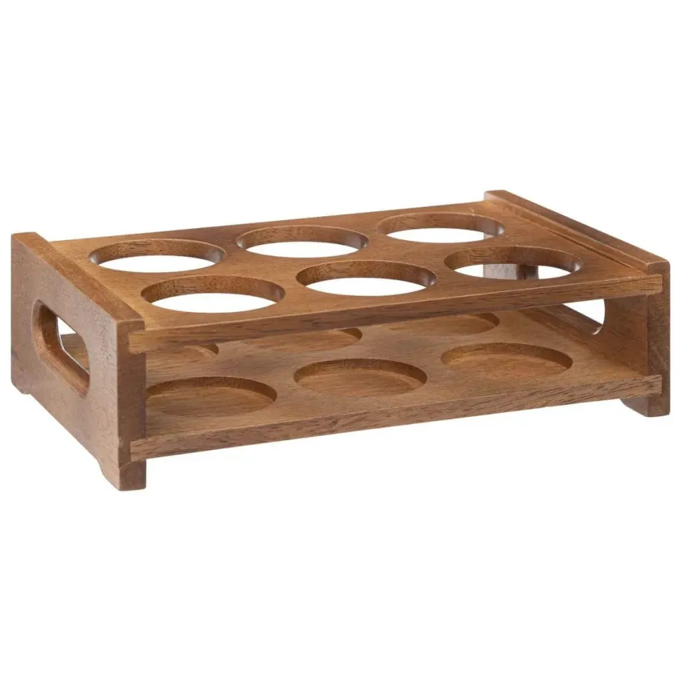 6 Pack Tumbler Glasses with Rack