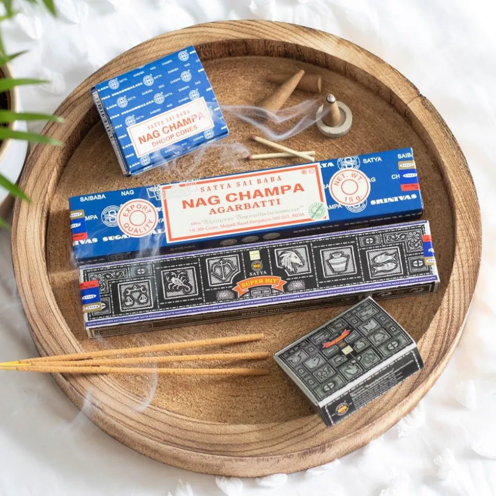 12 Packs of Nagchampa Incense Sticks by Satya