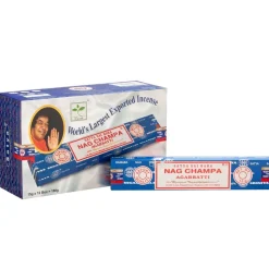 12 Packs of Nagchampa Incense Sticks by Satya