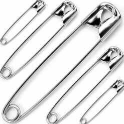 100 Piece Assorted Size Safety Pins
