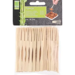 72 Piece Cocktail Bamboo Forks