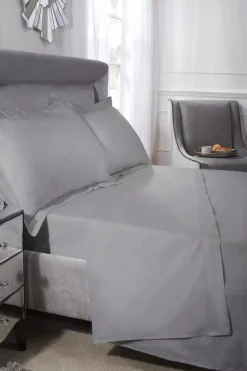 400 Thread Count Deep Fitted Sheet Grey