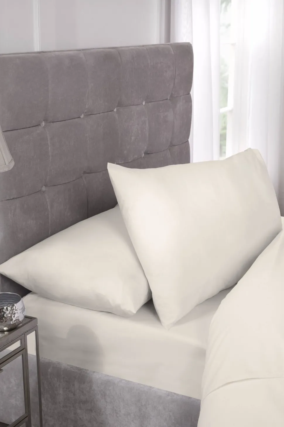 400 Thread Count Deep Fitted Sheet Cream