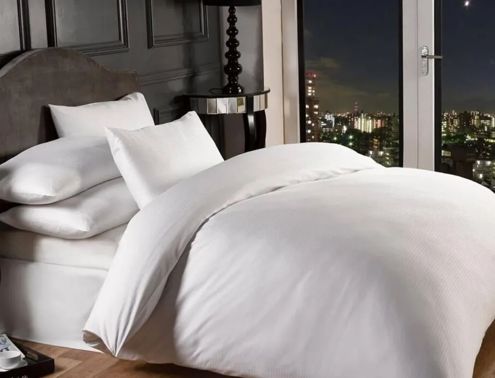 1000 Thread Count Grosvenor Deep Fitted Sheet White