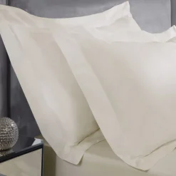 400 Thread Count Oxford Pillowcase Pair Cream