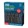 200 White LED Timer Icicle Lights