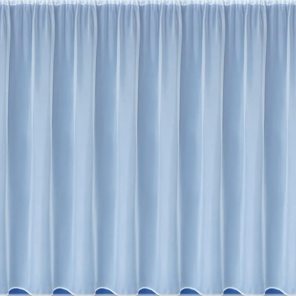 Albany Plain White Net Curtains - Price by the Metre