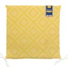 Alfresco Shower Resistant Outdoor Seat Pad Geo Ochre
