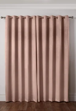 Ambiance Eyelet Curtains Blush by Emma Barclay
