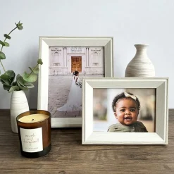 Antique White Photo Frame - 6x4''