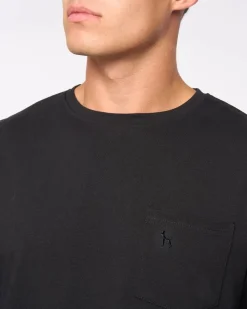 Apsley Long Sleeve T-Shirt Black by Bewley & Ritch