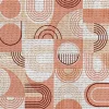 Aqua Mat Abstract Peach 4076-2 - Price by the Metre
