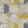 Aqua Mat Circles Mustard 4082-1 - Price by the Metre
