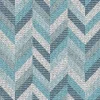 Aqua Mat Herringbone Blue 4054-3 - Price by the Metre