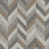 Aqua Mat Herringbone Brown 4054-1 - Price by the Metre