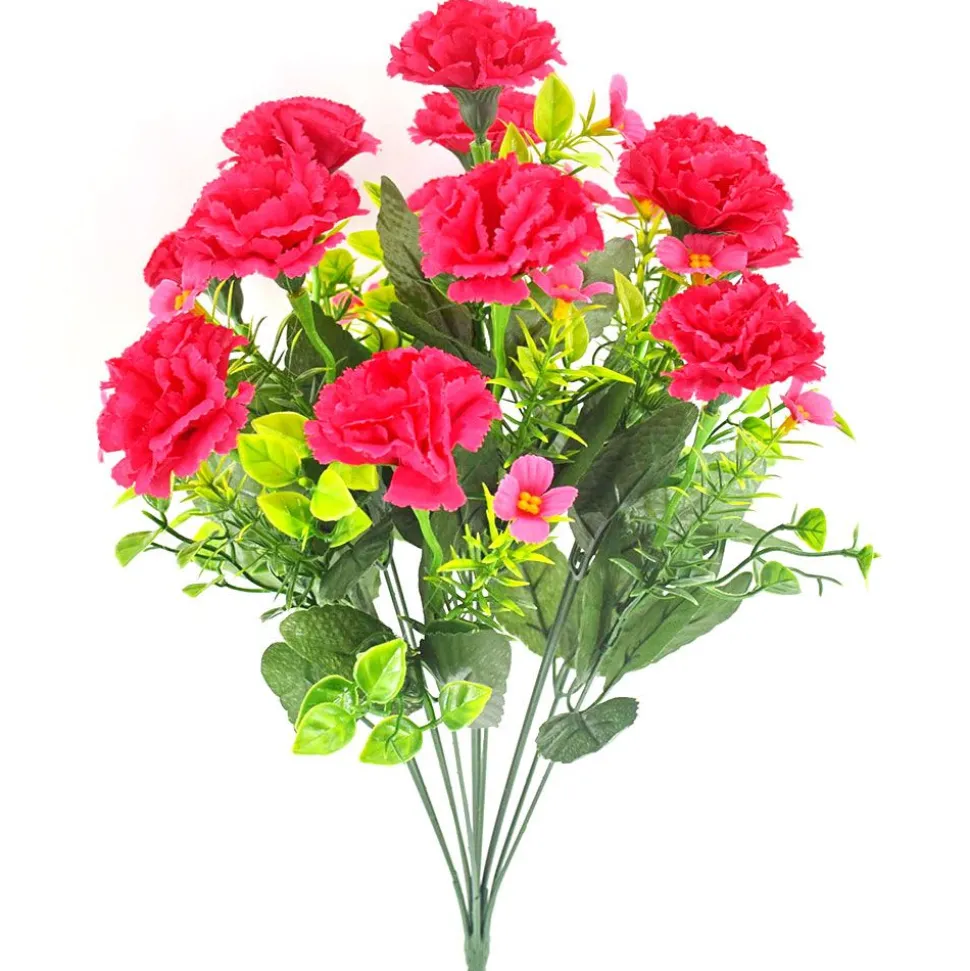 Artificial Carnation Flowers Pink