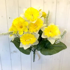 Artificial Daffodil & Foxtail Flowers